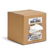 Workwipes Exact Cut New White 100% Cotton Rags 1 box WIP121
